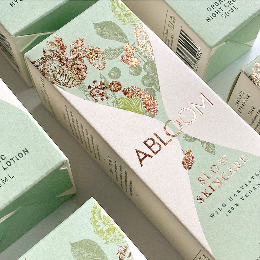 Abloom Slow Skincare multiple packages